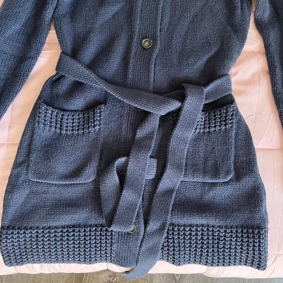 GAP Shawl Collar Cotton Blend Cardigan, EUC - Picture 7 of 7